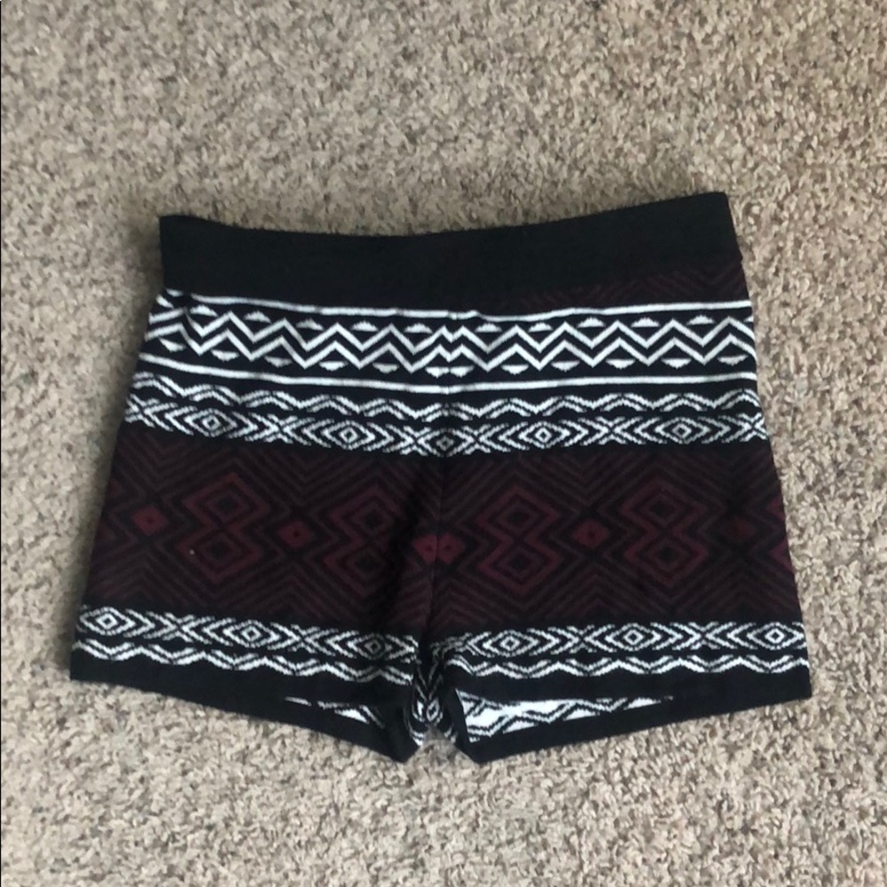 Forever 21 Aztec print shorts.